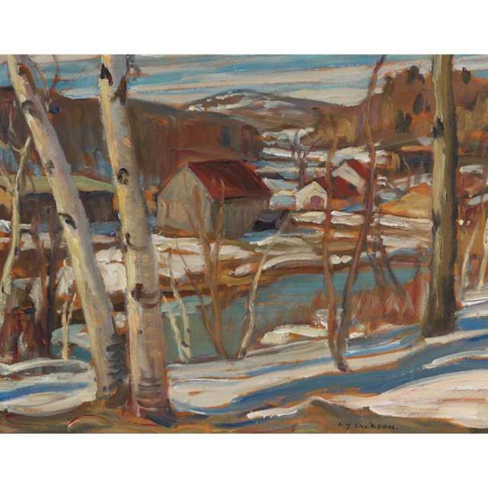 MORIN HEIGHTS, QUE., APRIL, 1958 by Alexander Young Jackson