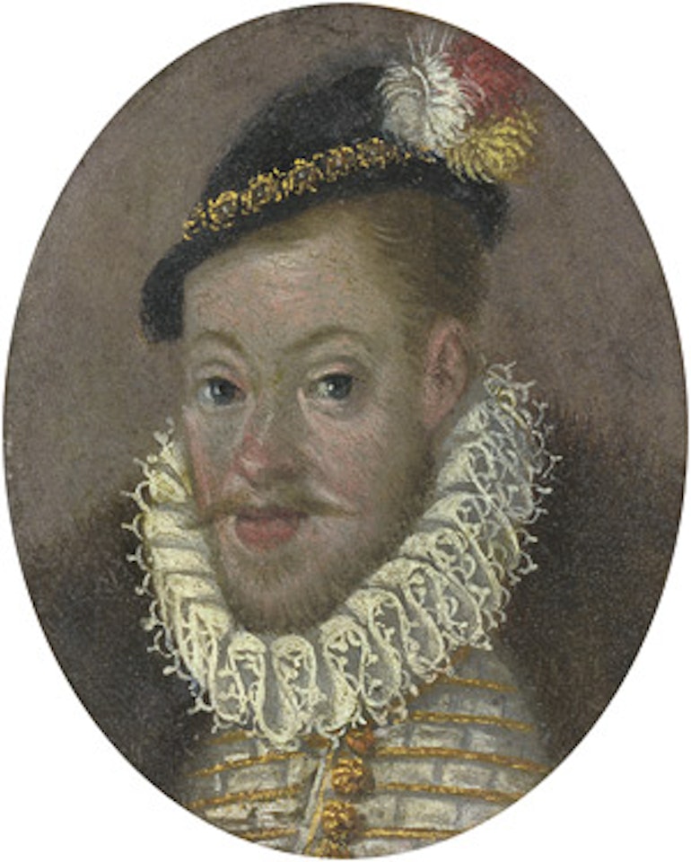 Portrait of Emperor Rudolf II by Continental School