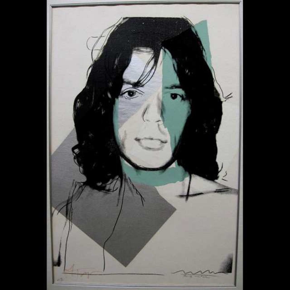 MICK JAGGER [F&S II.138] by Andy Warhol