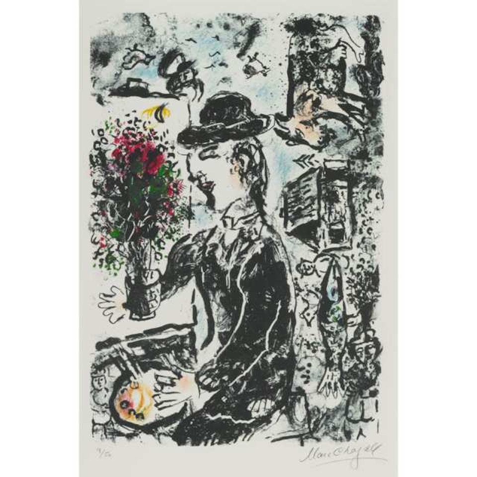 LE PEINTRE AU CHAPEAU by Marc Chagall