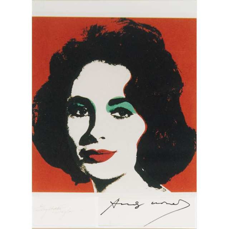 LIZ TAYLOR by Andy Warhol
