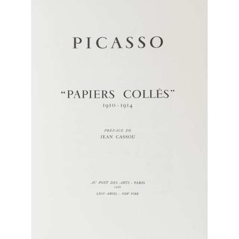 PAPIERS COLLES by Pablo Picasso