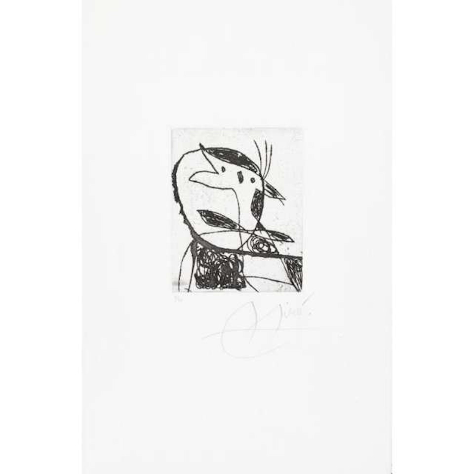 FROM LES SALTIMBANQUES [DUPIN 733] by Joan Miró
