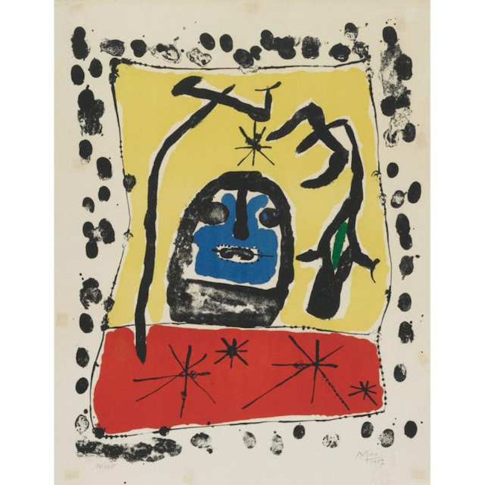 EXHIBITION AT GALLERY MATARASSO, NICE [MOURLOT, 247] by Joan Miró