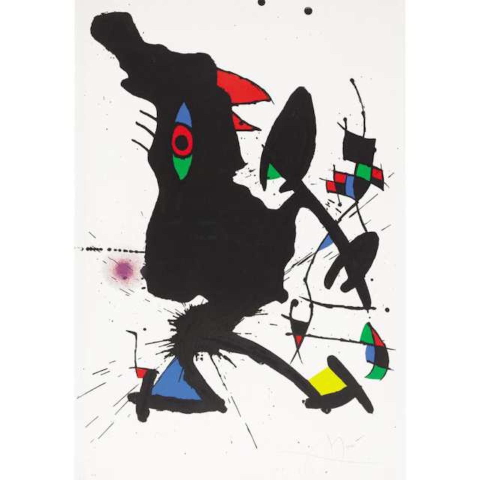 LE CORBEAU VIZIR by Joan Miró