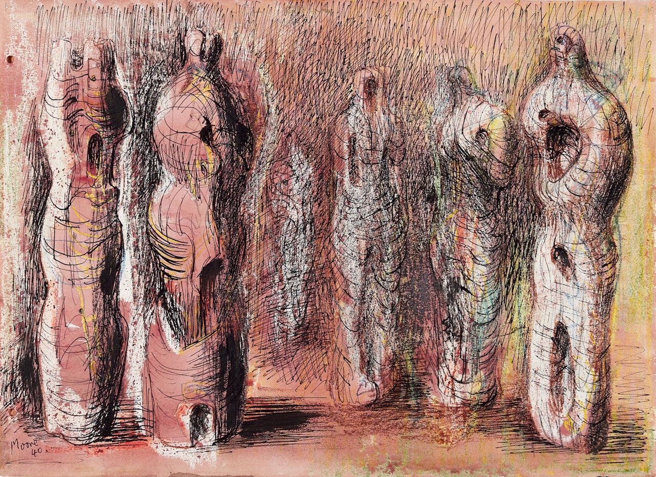 Standing Figures by Henry Moore