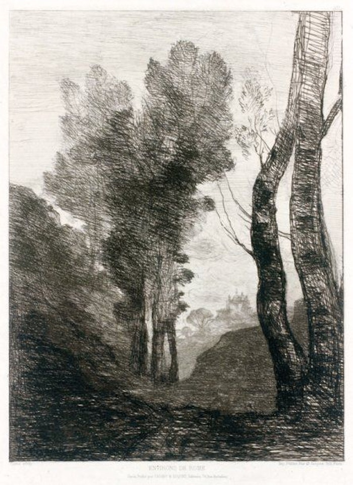 Surroundings of Rome by Jean Baptiste Camille Corot