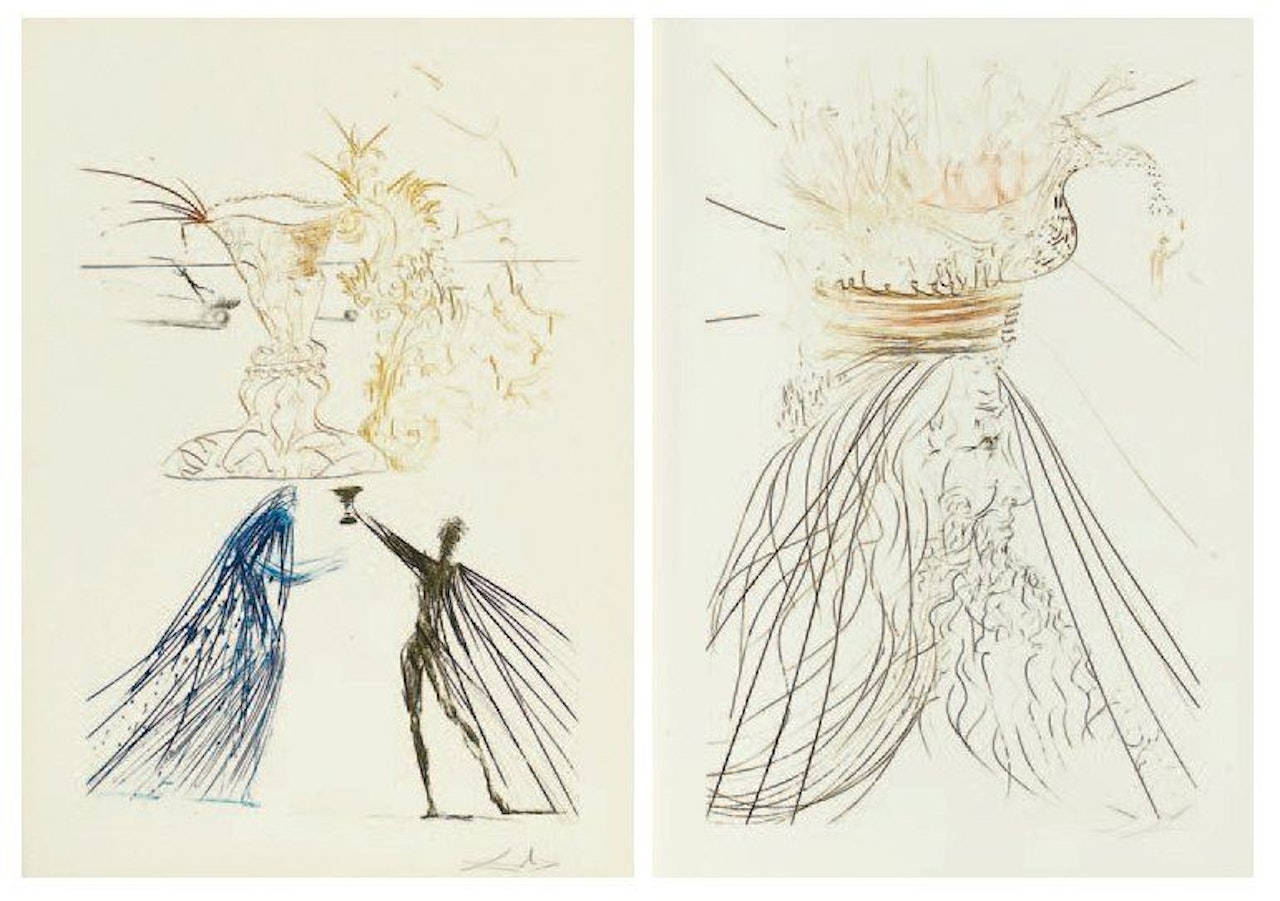 Tristan and Iseult by Salvador Dali
