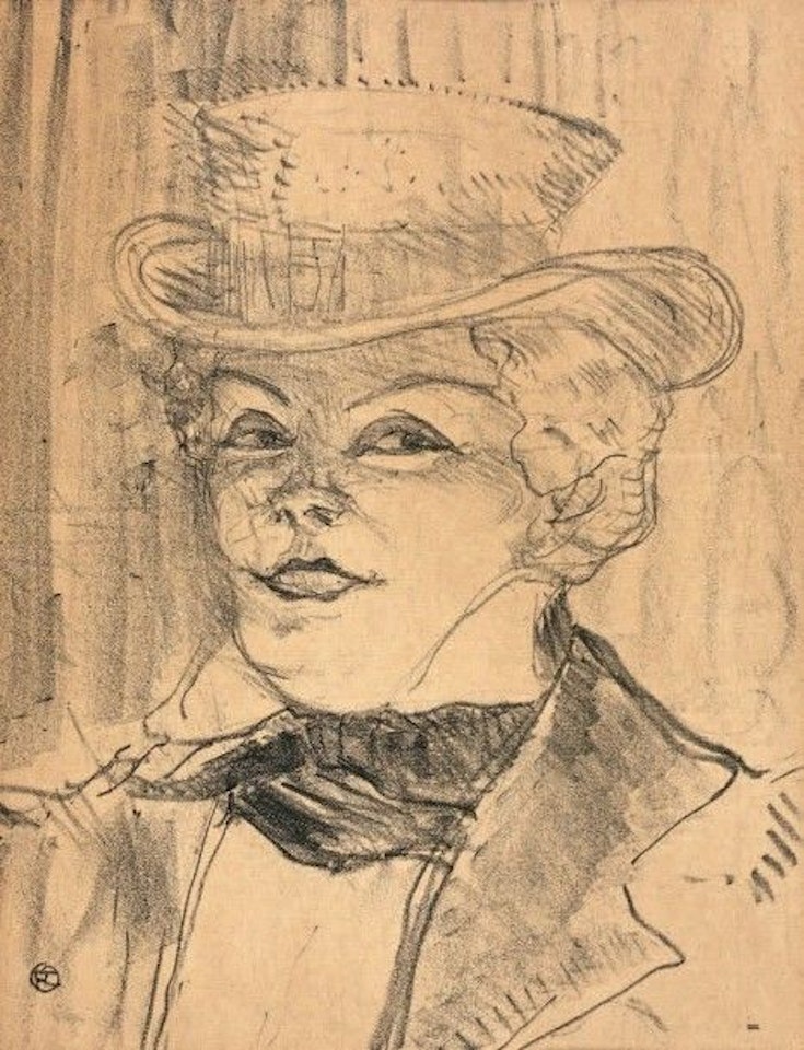 Mrs. Réjane by Henri de Toulouse-Lautrec