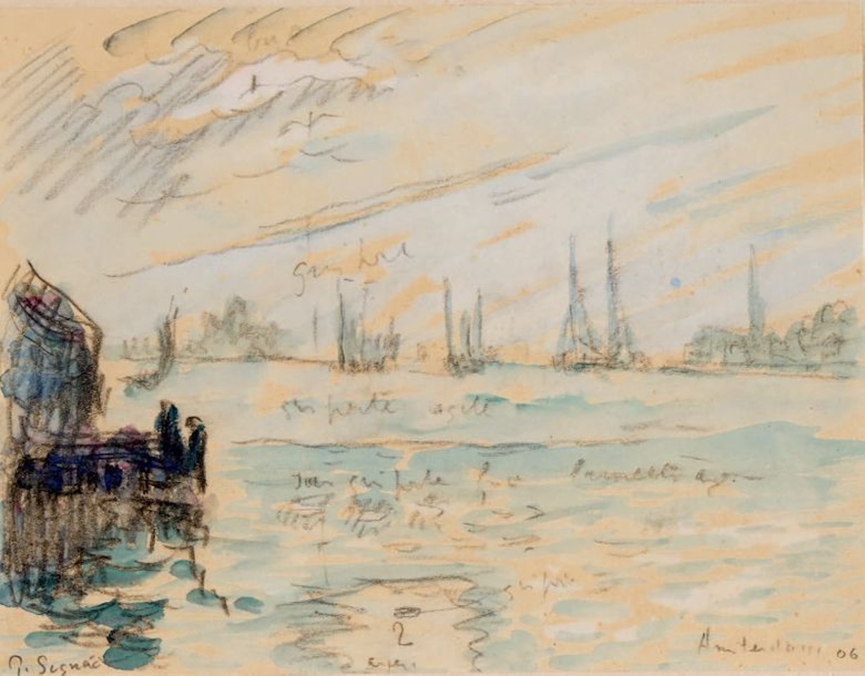 Port of Amsterdam by Paul Signac
