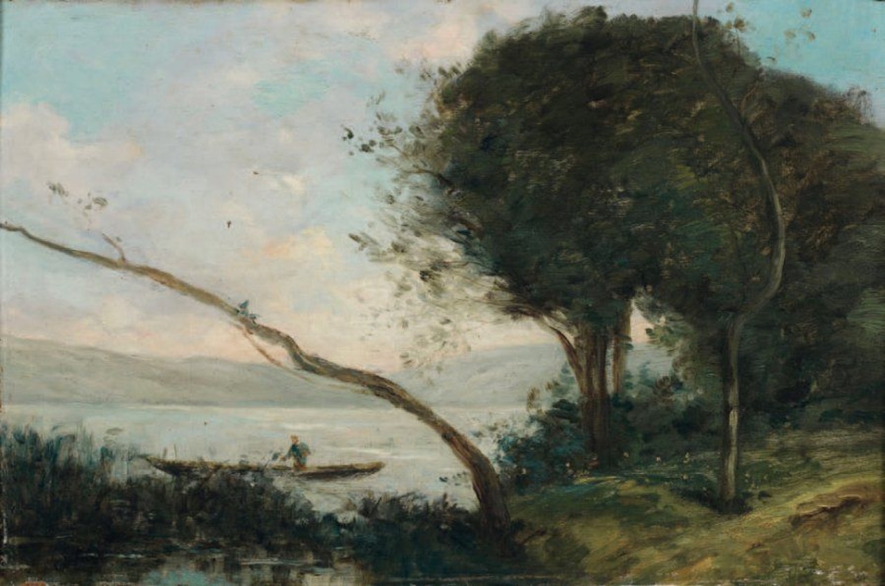 Fisherman"s Riverfront by French School
