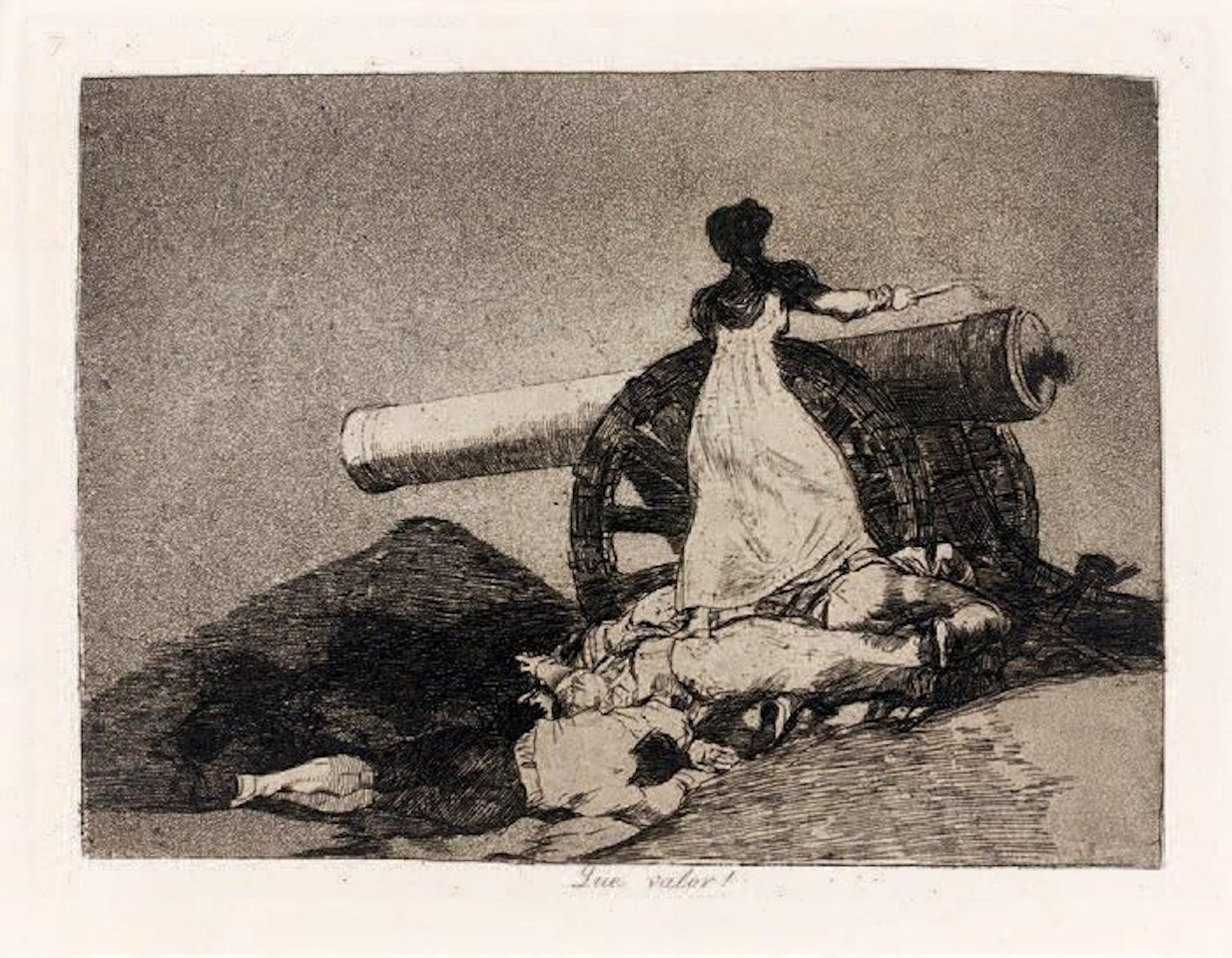 Que valor!, plate 7 from Disasters of War by Francisco José de Goya
