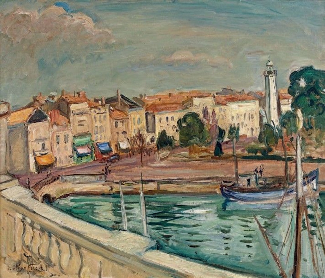 Mediterranean port by Othon Friesz