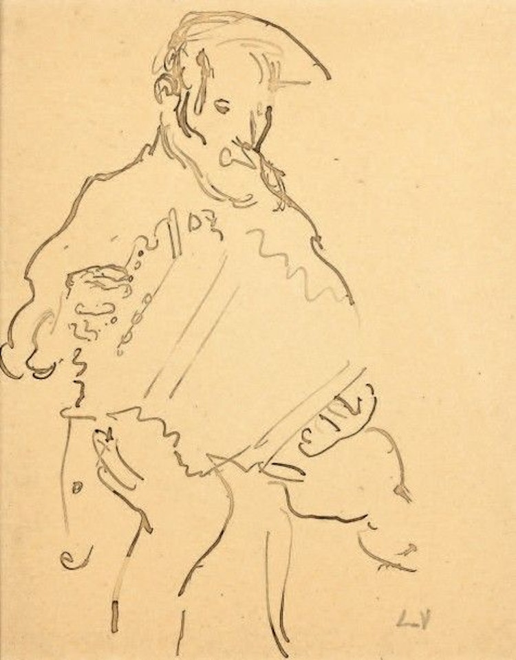 Accordionist by Louis Valtat
