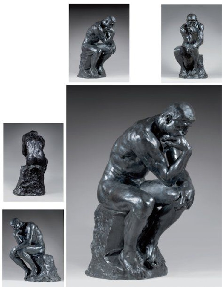 The thinker by Auguste Rodin