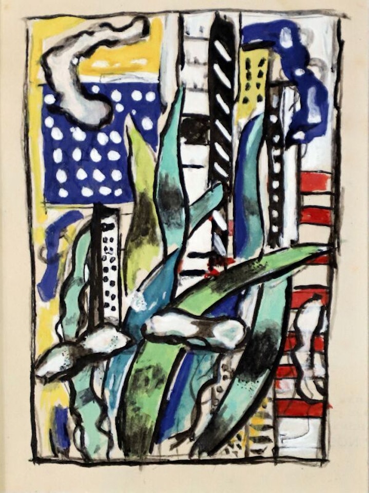 Composition, New York by Fernand Leger