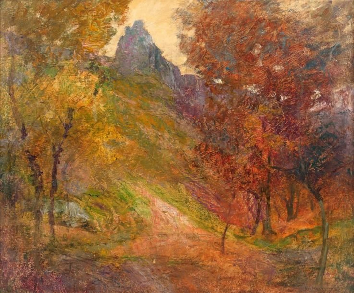 Autumn landscape by Victor Charreton