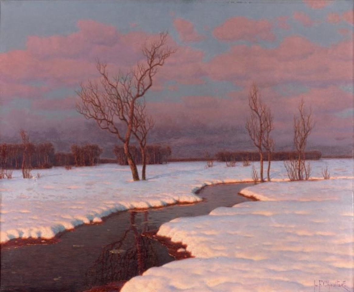 March evening in Russia by Ivan Fedorovich Choultse