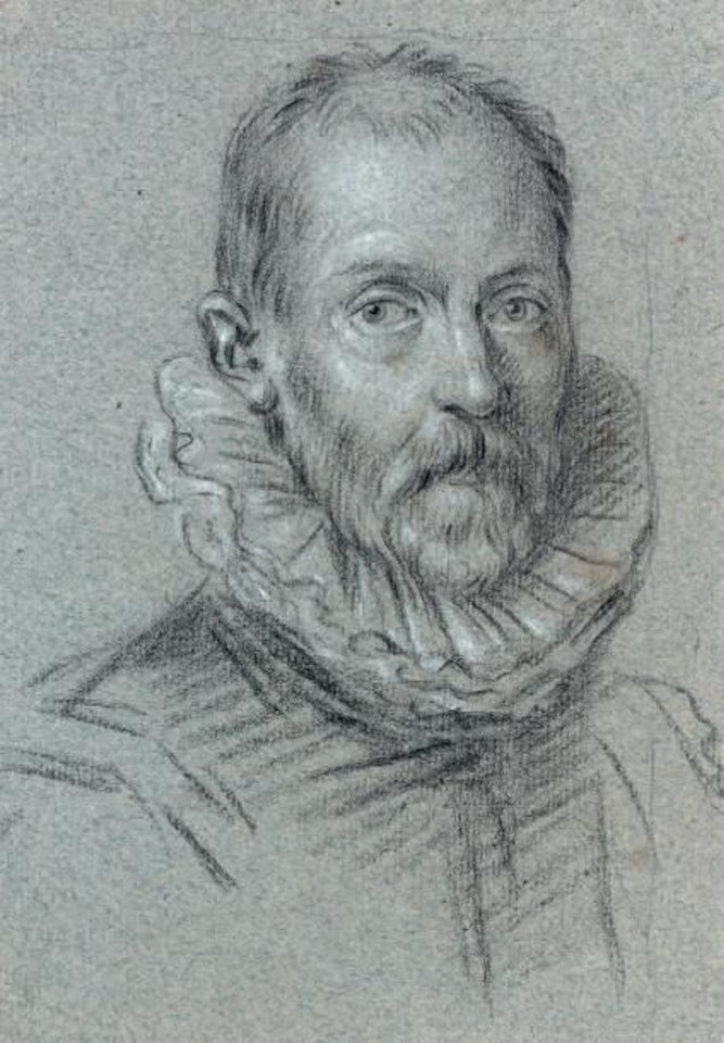 Bust portrait of a man by Ottavio Leoni