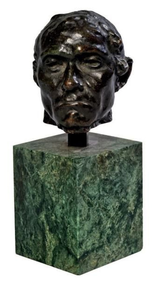 Head of Jean d"Aire by Auguste Rodin