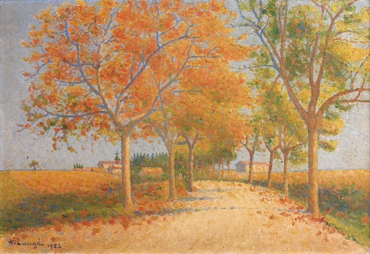 The road to Cailhau by Achille Laugé