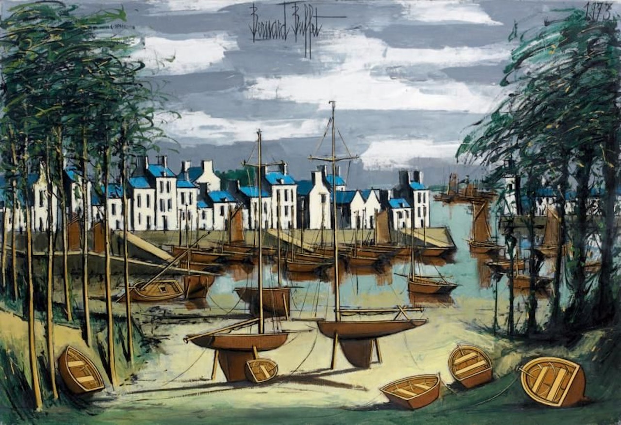 “Port of Brittany” by Bernard Buffet