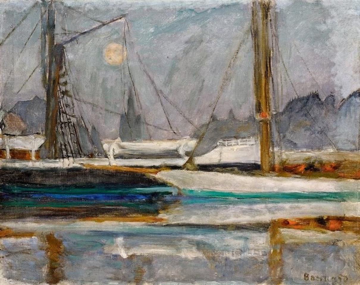 The Yacht Basin in Deauville by Pierre Bonnard