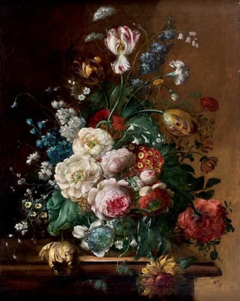 Bouquet of flowers by Italian School