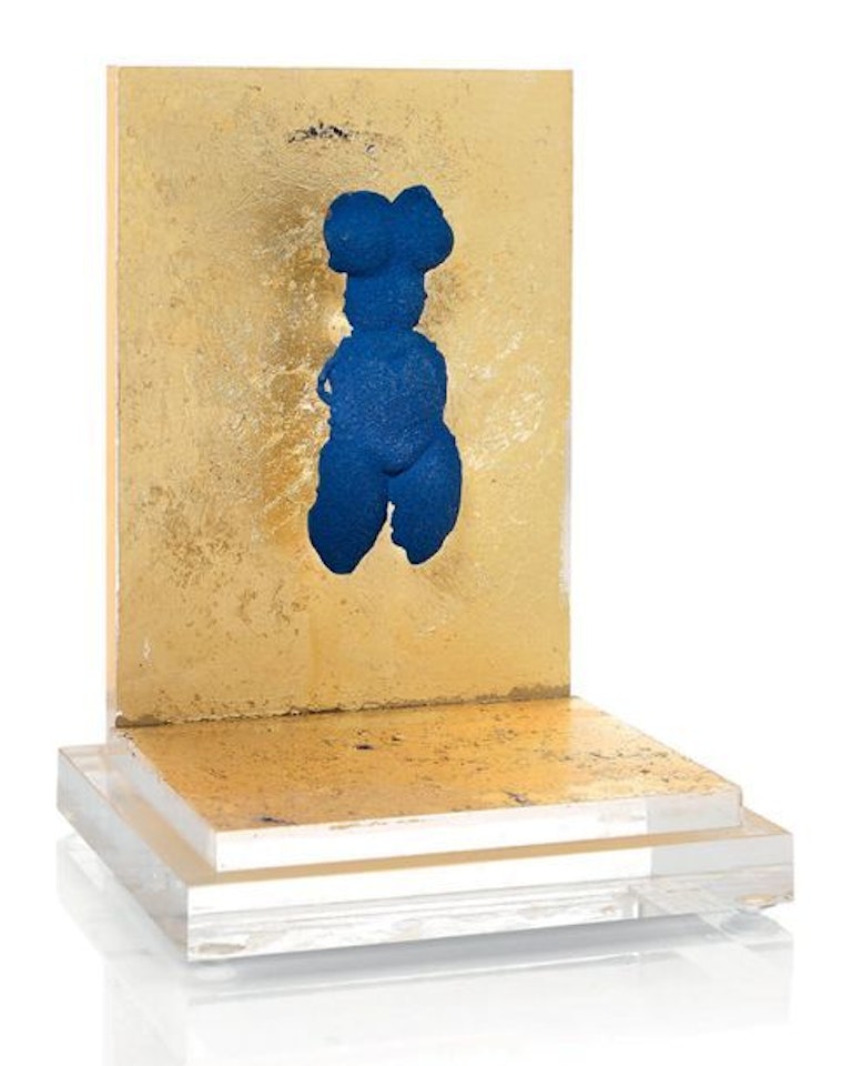 Little blue Venus by Yves Klein