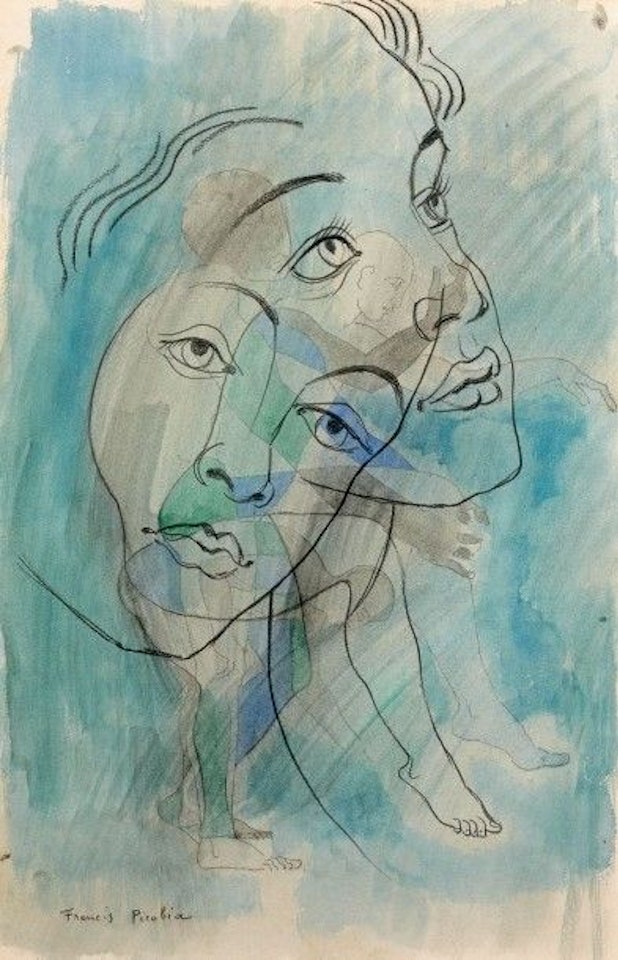 “Transparency with five characters” by Francis Picabia