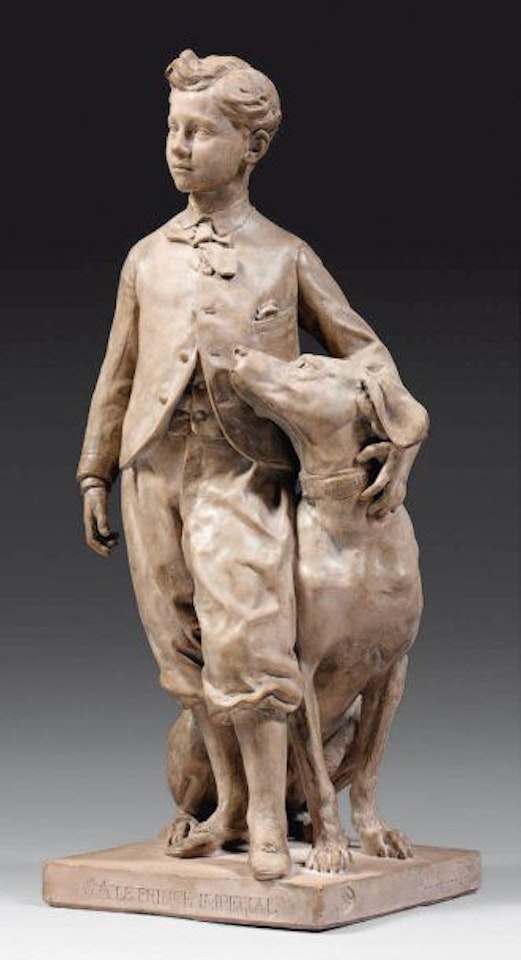 The Imperial Prince and his dog Néro by Jean-Baptiste Carpeaux