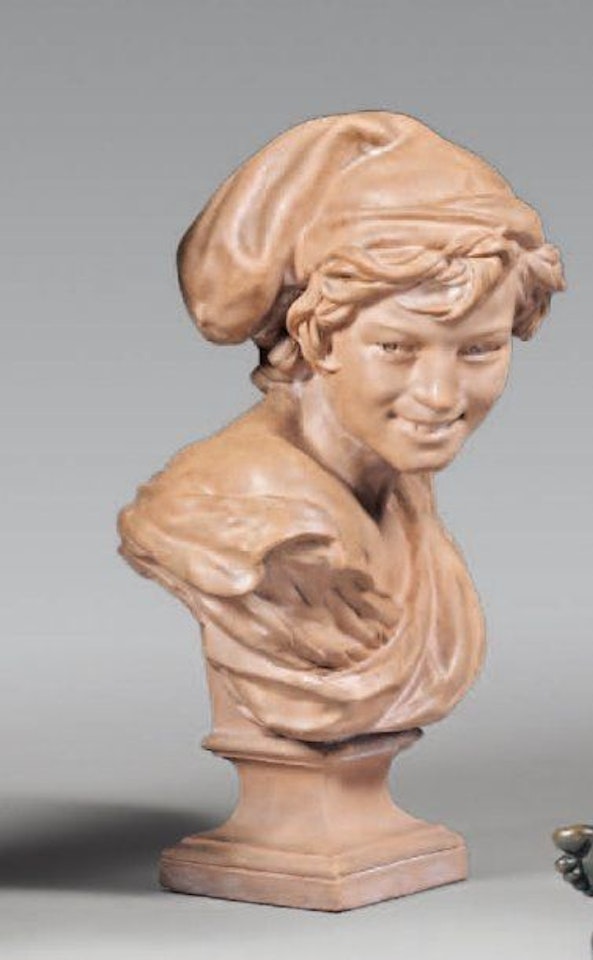 The laughing Neapolitan Terracotta by Jean-Baptiste Carpeaux