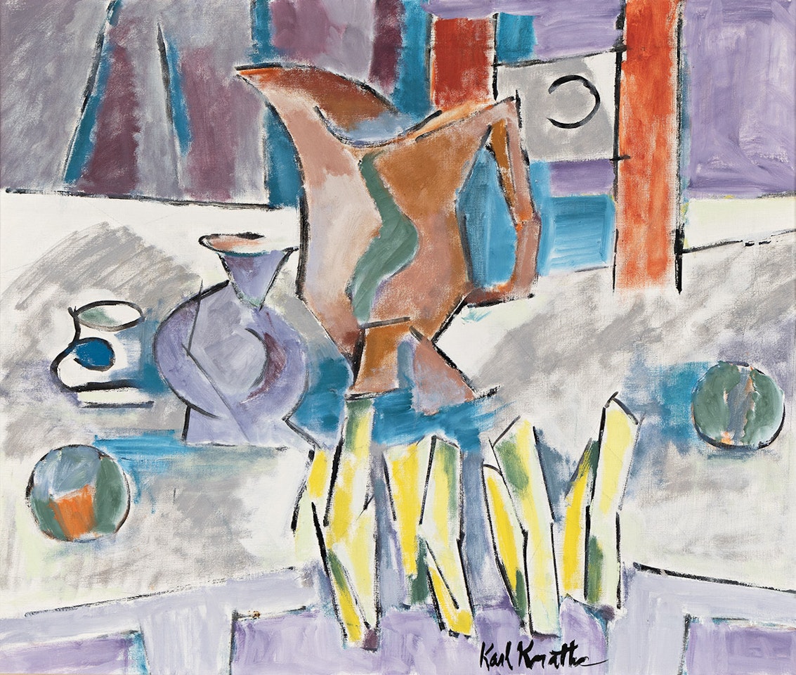 Brown Pitcher. by Karl Knaths