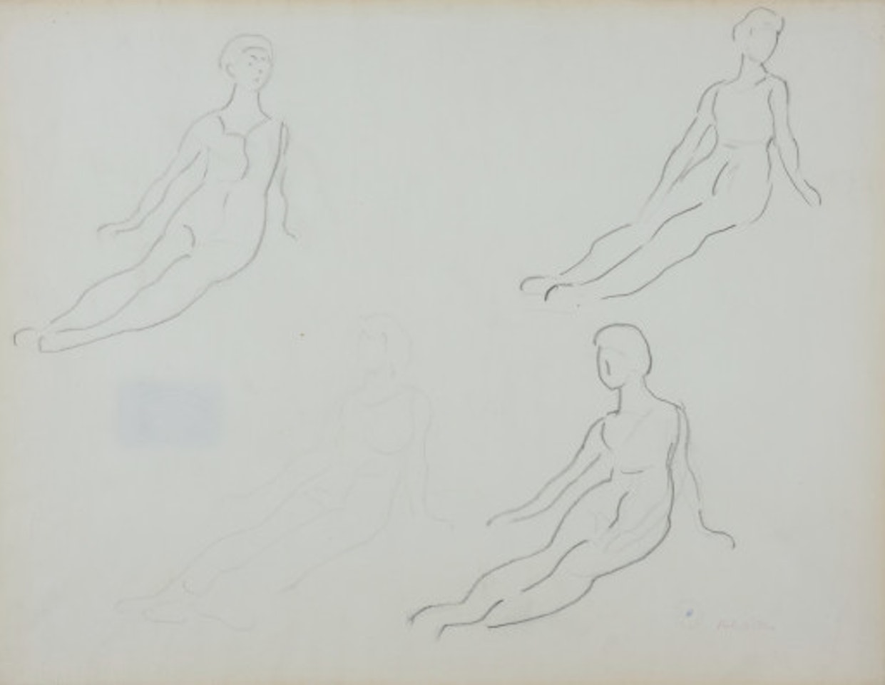 Études de femmes assises by Ferdinand Hodler