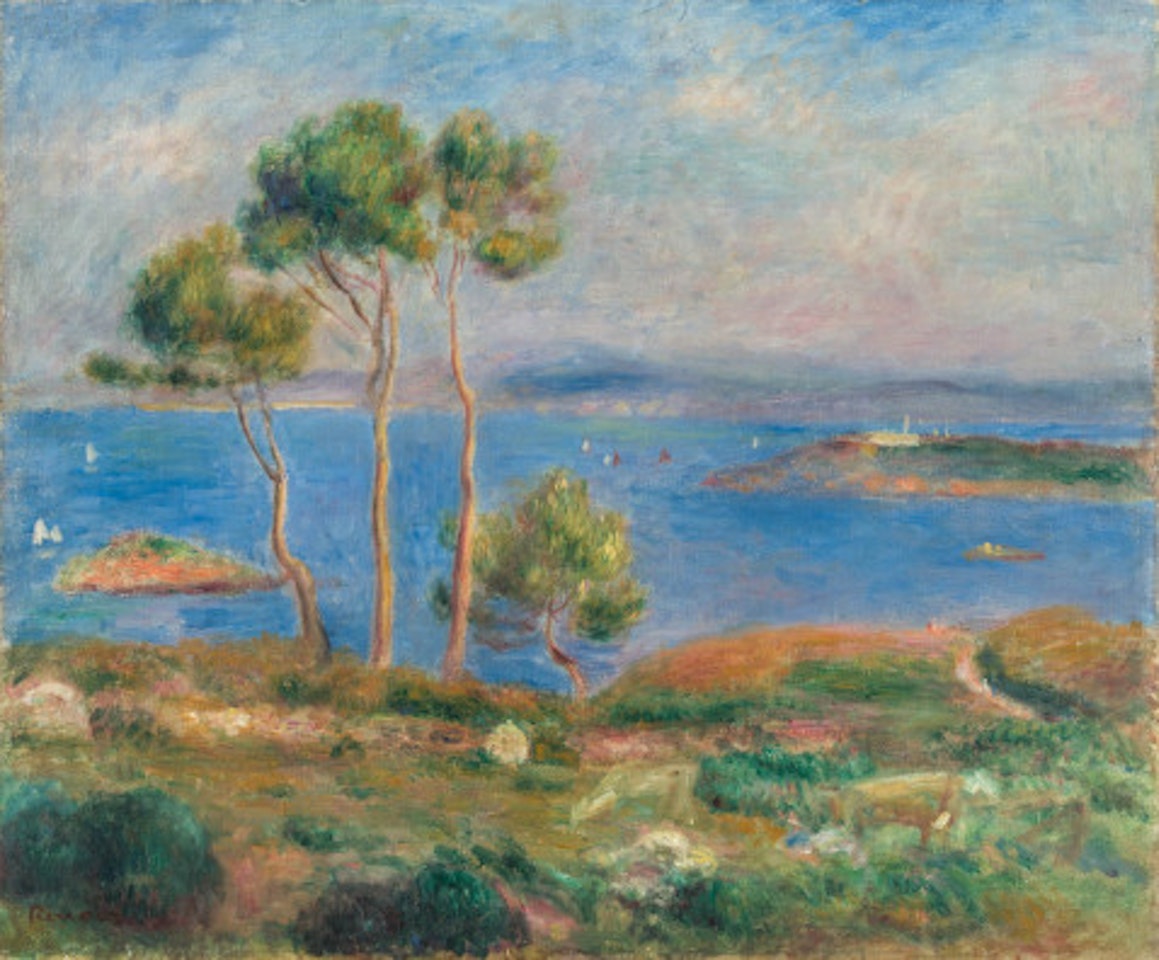 La mer à Tréboul near Douarnenez by Pierre-Auguste Renoir