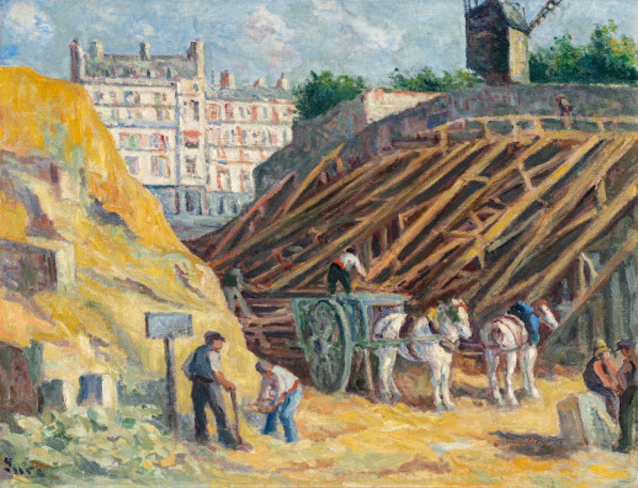Travaux à Paris by Maximilien Luce