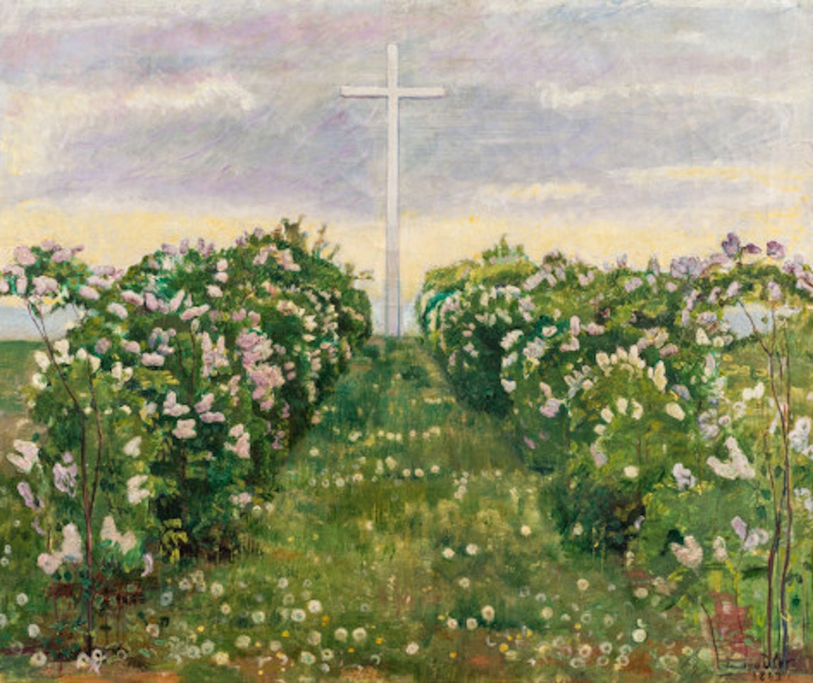 The Path of the Chosen Souls by Ferdinand Hodler