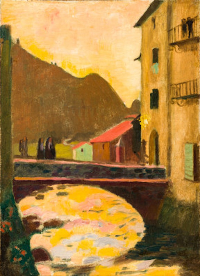 Pont in the region d"Ax-les-Thermes by Maurice Denis