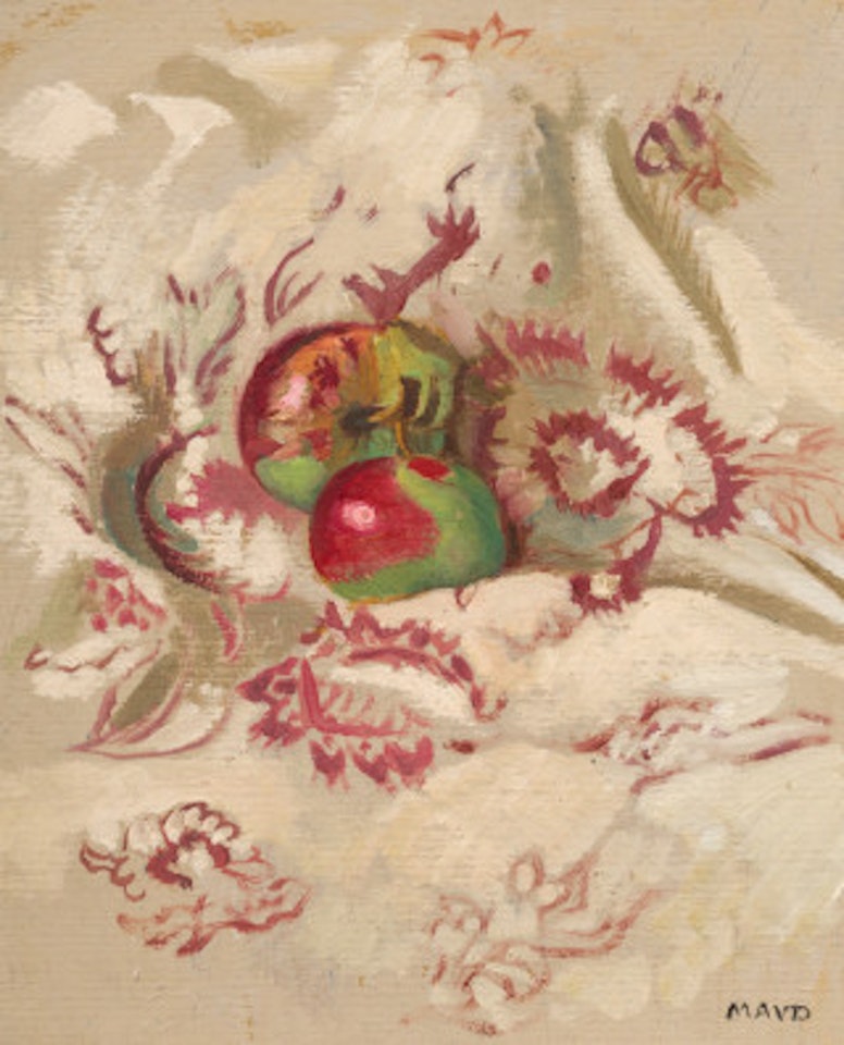 Deux fries on a nappe brodée by Maurice Denis