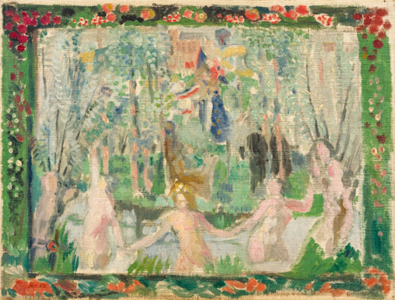 Allegorie de l"Ile-de-France, sketch 1 by Maurice Denis