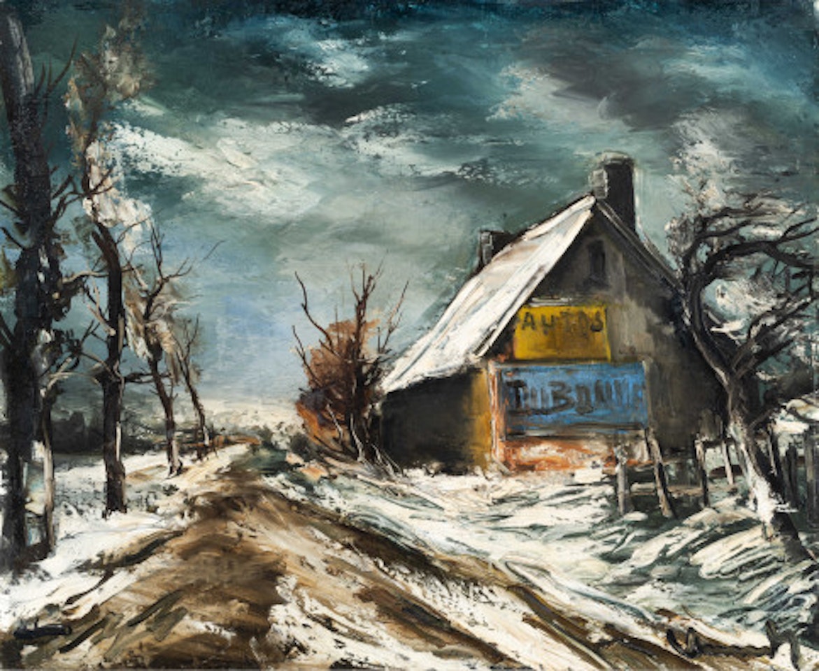 Paysage de neige by Maurice de Vlaminck