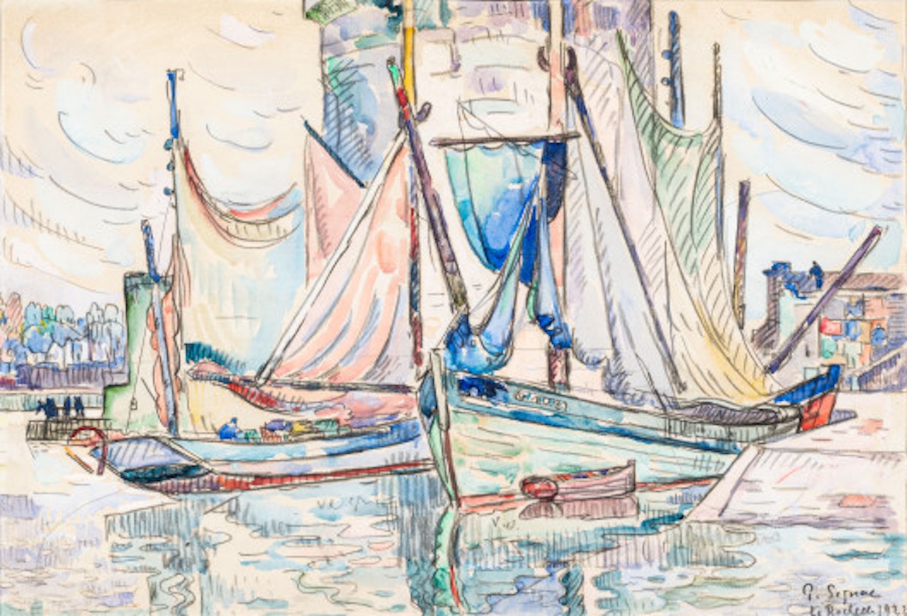 La Rochelle by Paul Signac