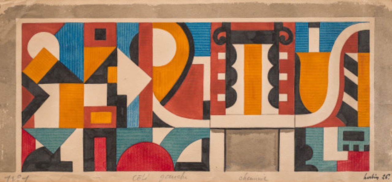 Project de decoration by Auguste Herbin