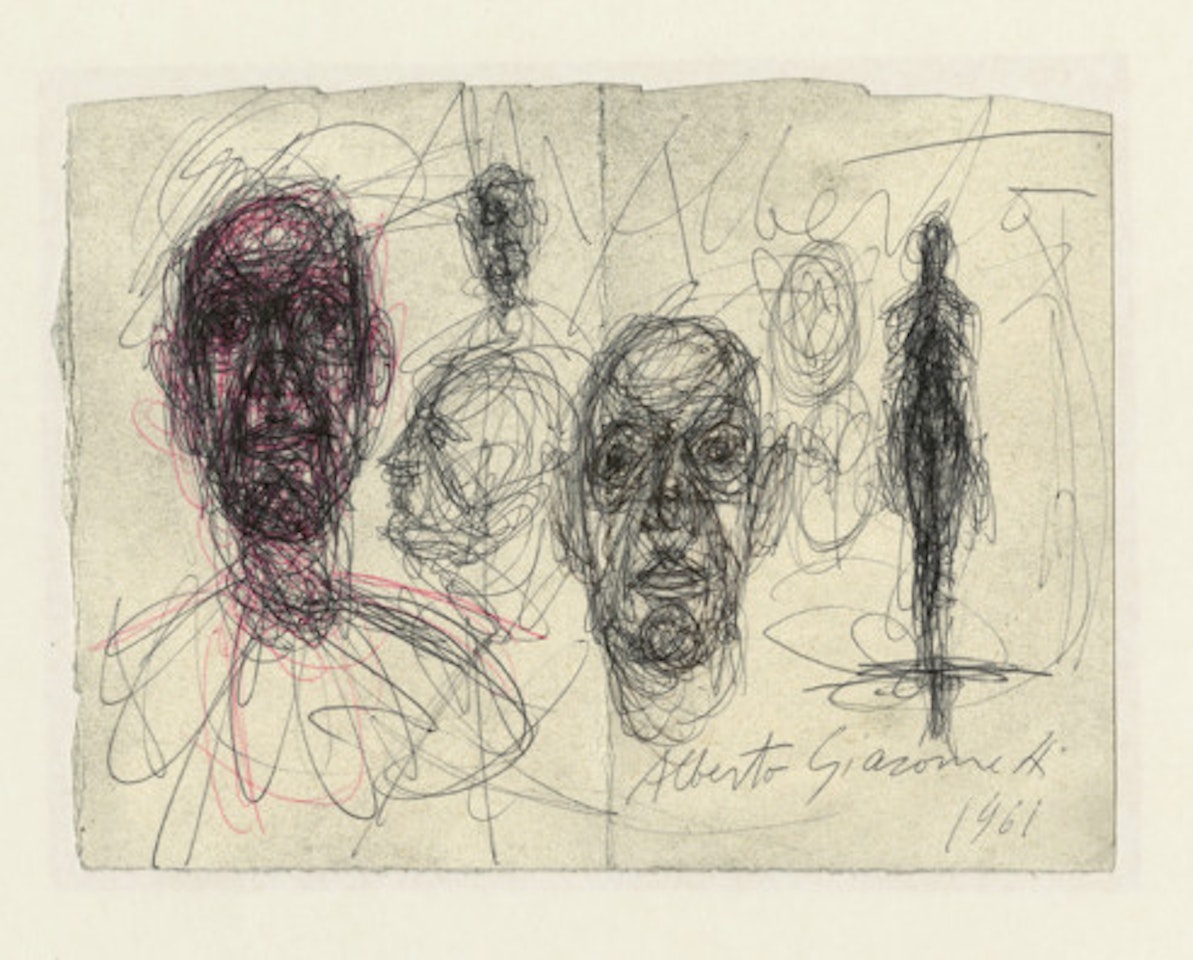 Heads by Alberto Giacometti