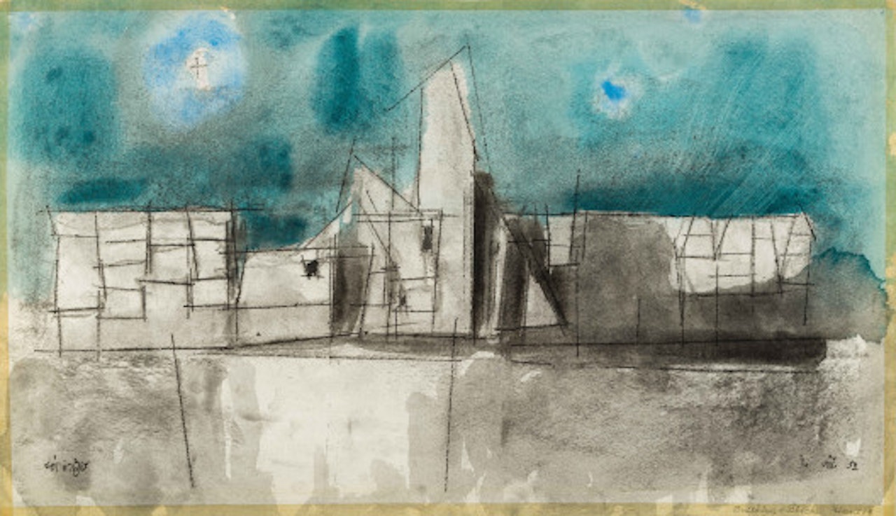 Building Block Houses by Lyonel Feininger