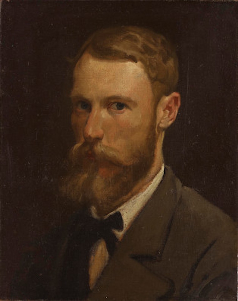 Self-portrait of the artist at forty by François Bocion