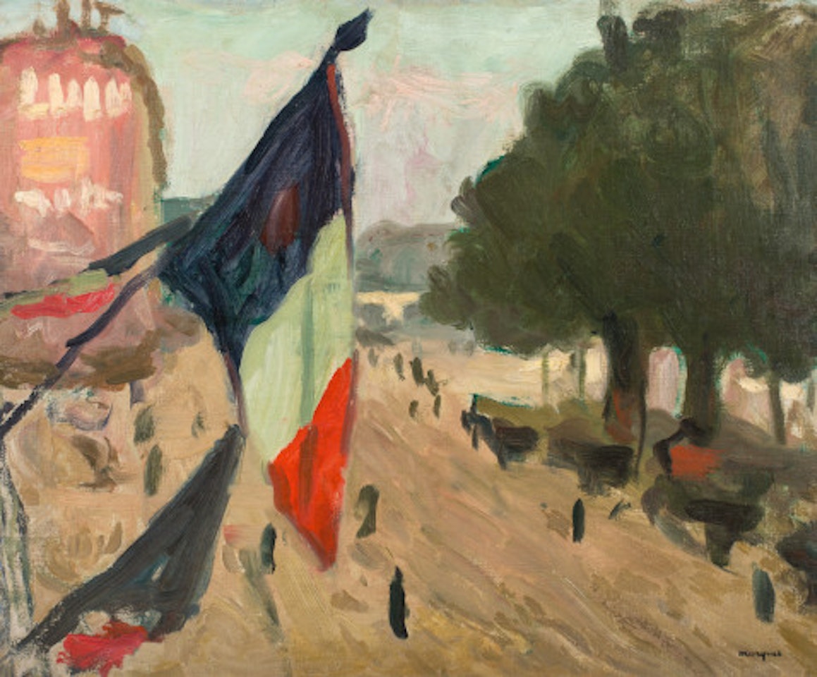 Le drapeau tricolore by Albert Marquet