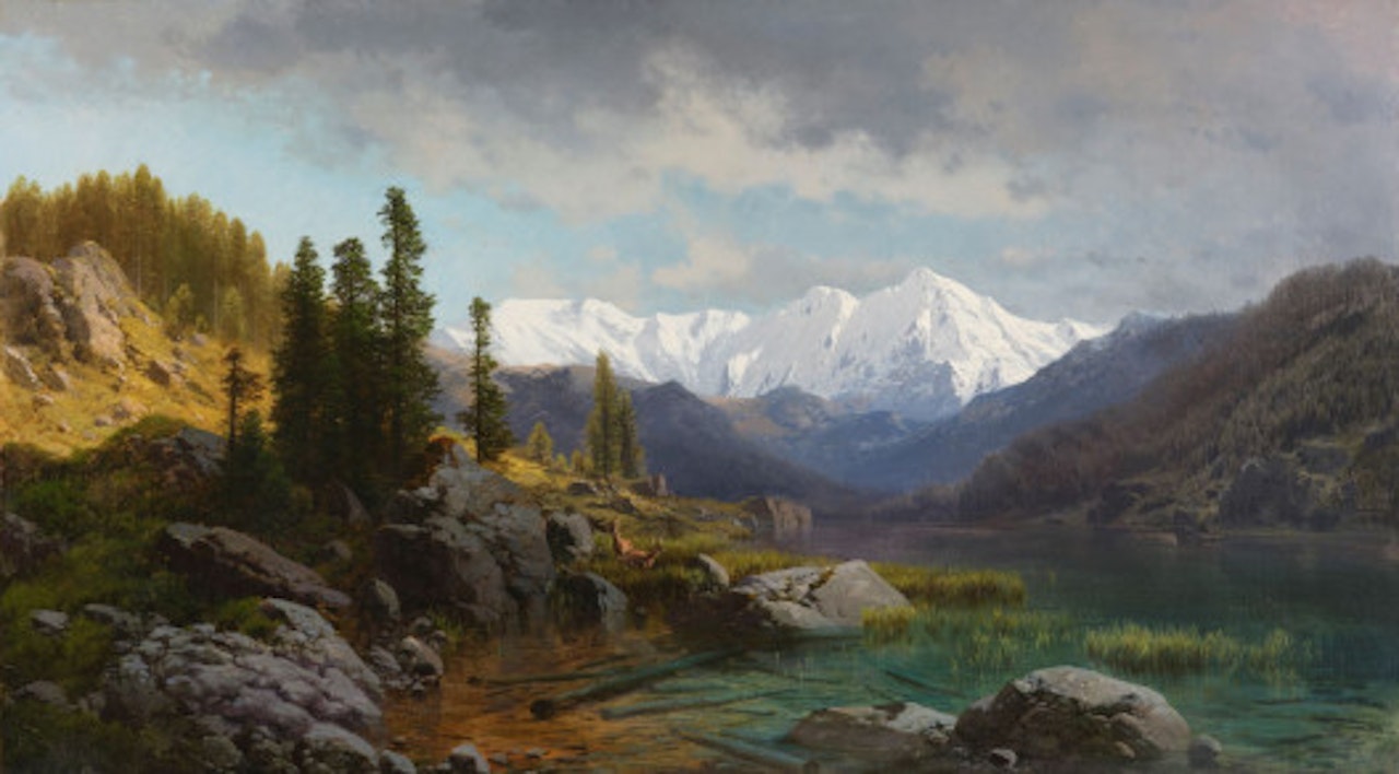 Lake Montagne by Alexandre Calame