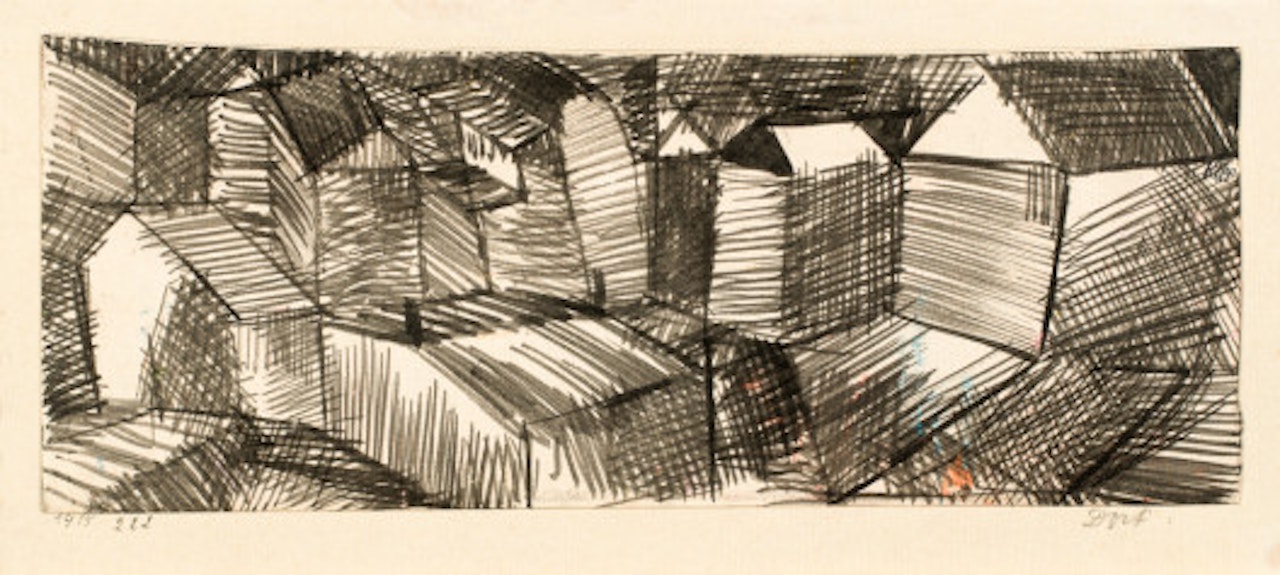 Village, suburban style by Paul Klee