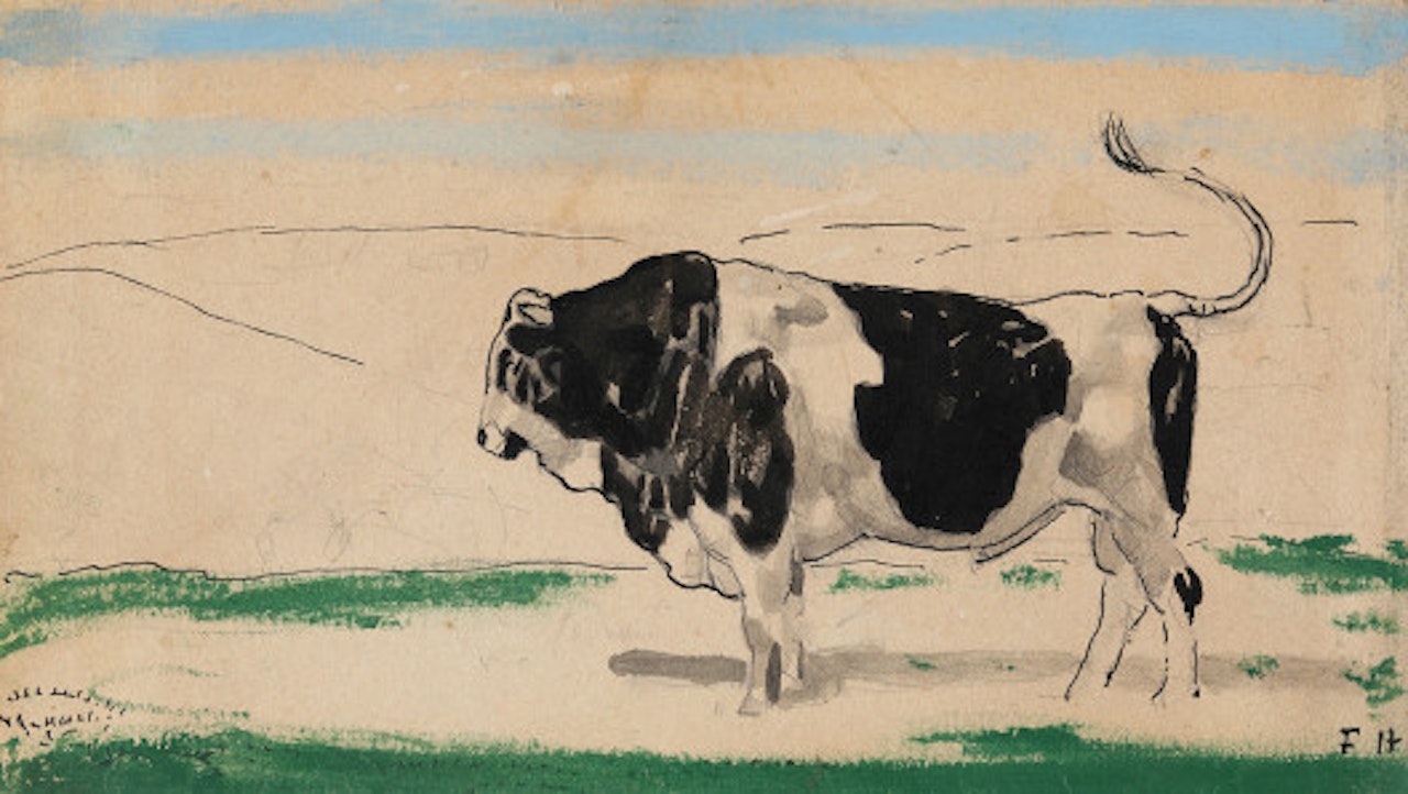Freiburg bull by Ferdinand Hodler